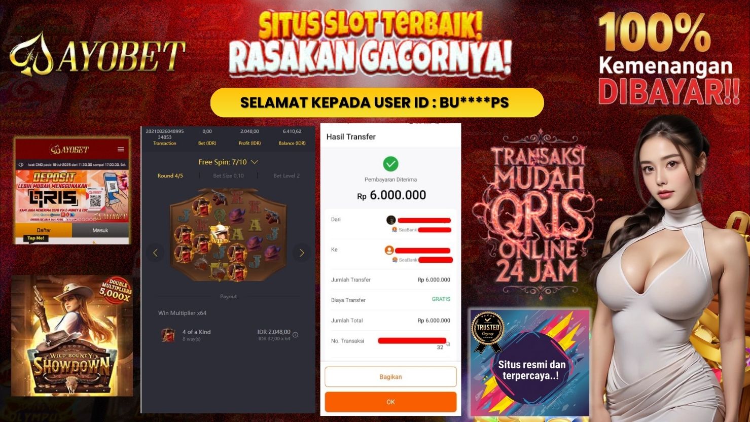 AYOBET JACKPOT SLOT WILD BOUNTY SHOWDOWN